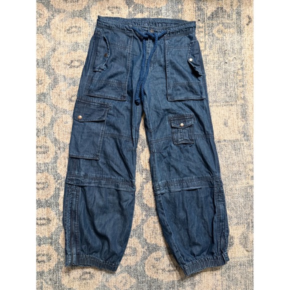 Free People We The Free South Bay Utility Cargo Pants Small Excellent Condition - Picture 2 of 6